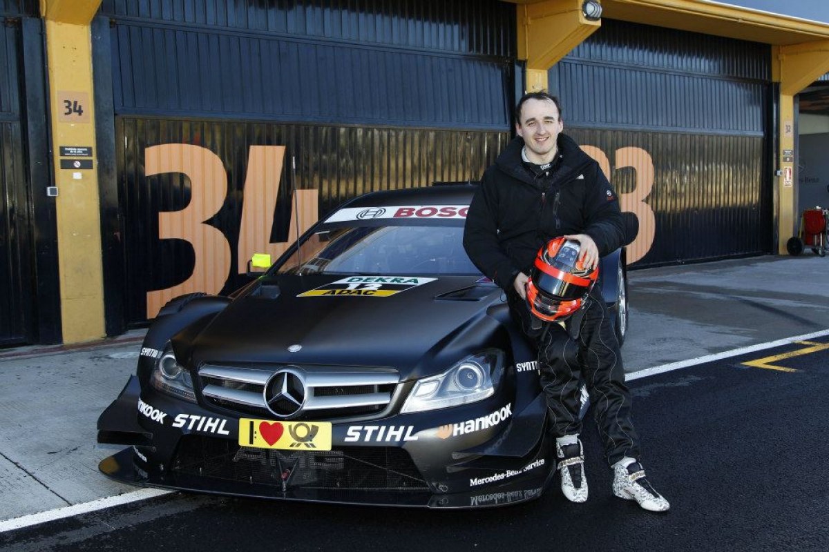 Robert Kubica i Mercedes AMG C-Coupe DTM